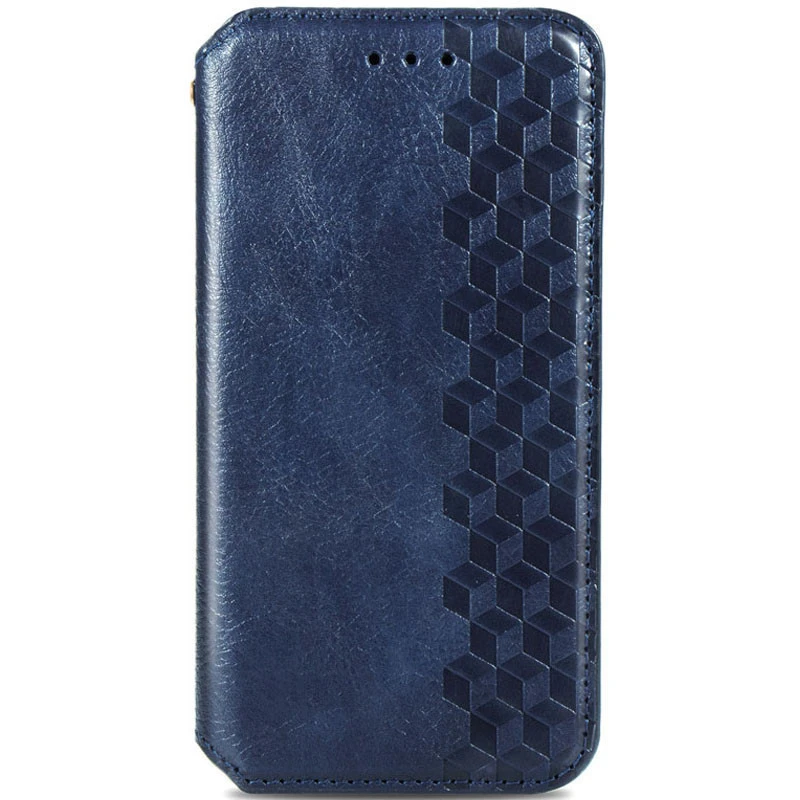 Кожаный чехол-книжка GETMAN Cubic (PU) для Samsung Galaxy A06, Синий, Искусственная кожа, купить оптом с доставкой