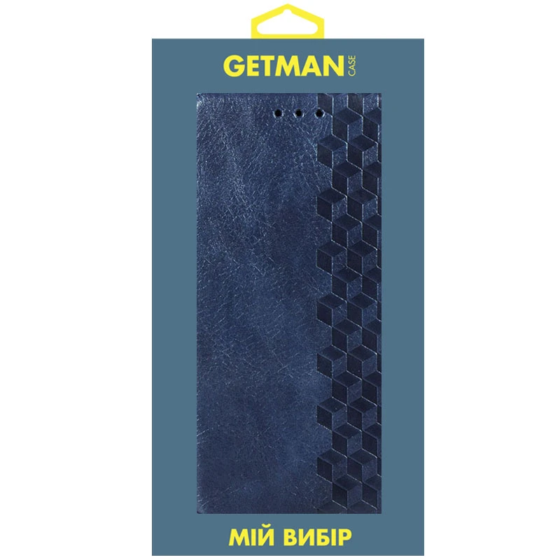 Кожаный чехол-книжка GETMAN Cubic (PU) для Samsung Galaxy A06, Синий 5, Искусственная кожа, купить оптом с доставкой