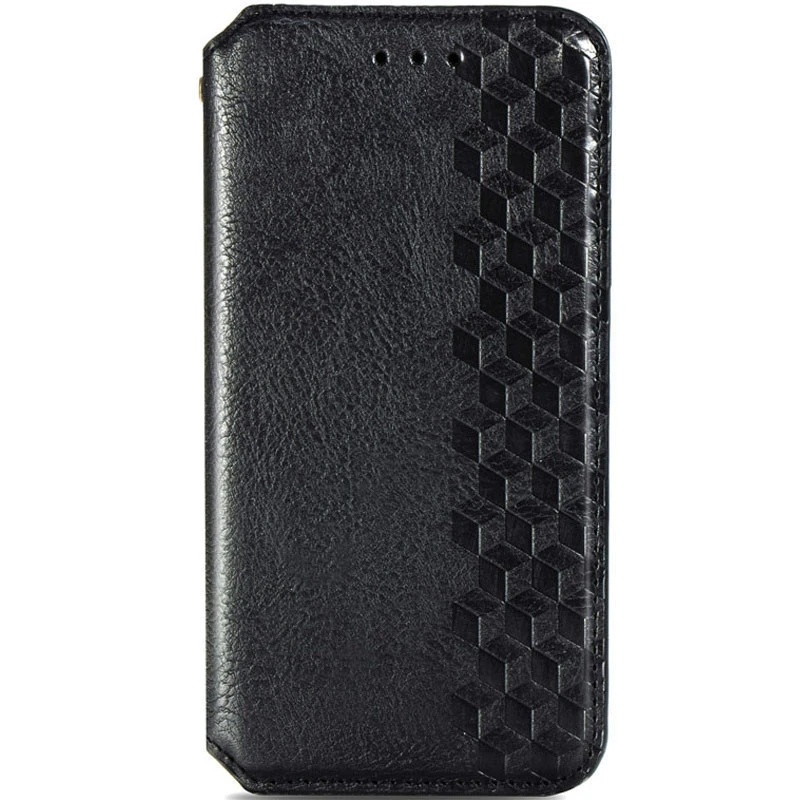 Кожаный чехол-книжка GETMAN Cubic (PU) для Samsung Galaxy A06, Черный, Искусственная кожа, купить оптом с доставкой