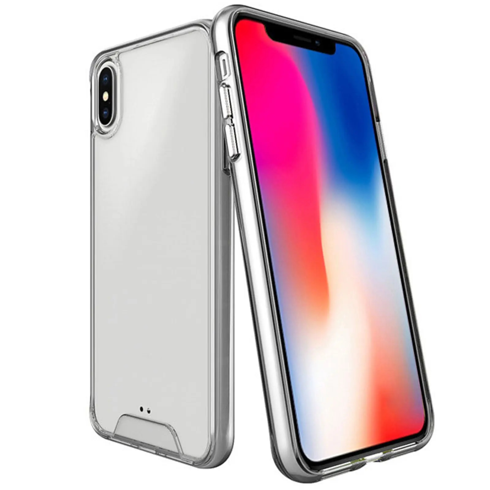 Уценка Чехол TPU Space Case transparent для Apple iPhone X / XS (5.8"), Поврежденная упаковка / Прозрачный 1, TPU, купить оптом с доставкой
