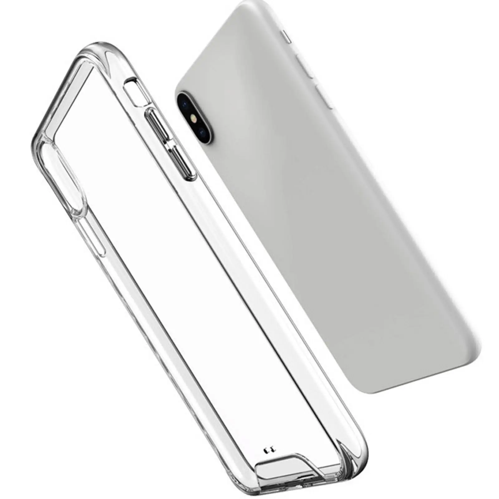 Уценка Чехол TPU Space Case transparent для Apple iPhone X / XS (5.8"), Поврежденная упаковка / Прозрачный 2, TPU, купить оптом с доставкой