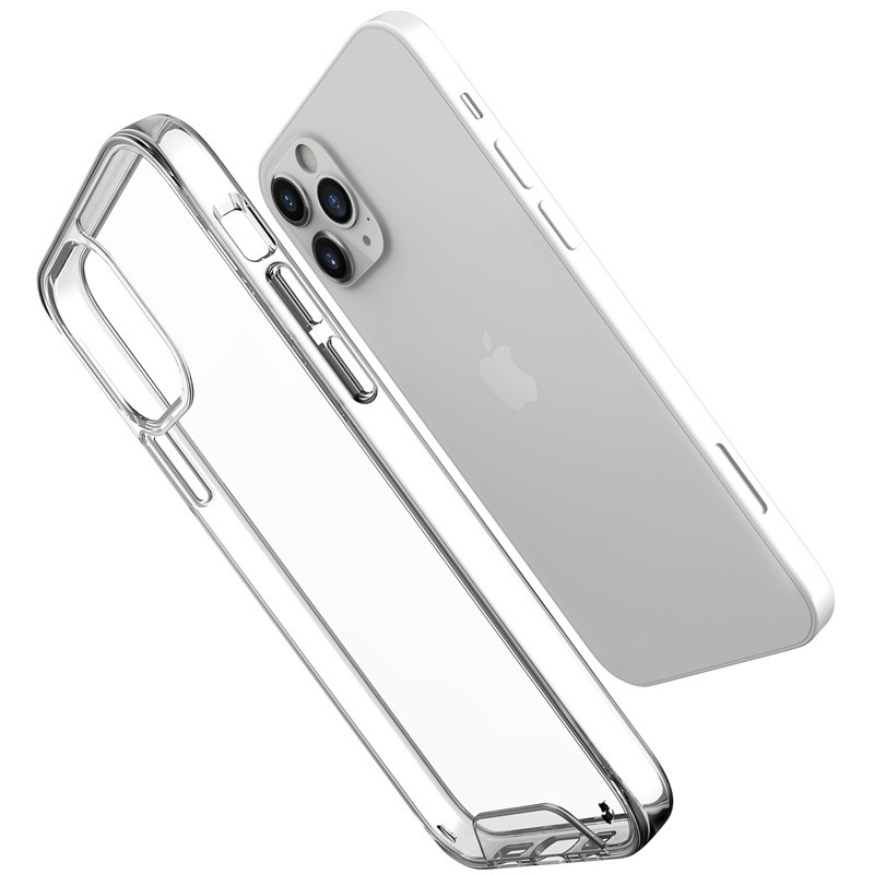 Прозрачный чехол Space Case для Apple iPhone 14 Pro Max (6.7) | TPU+PC с усиленными бортами на картинке №3