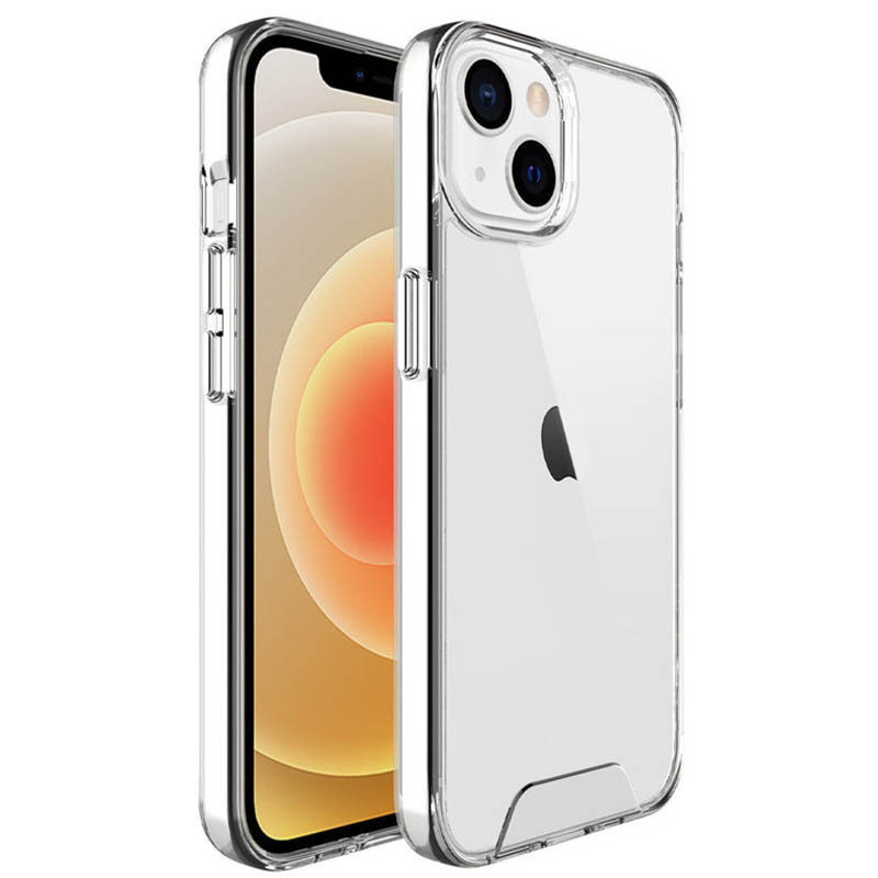 Прозорий чохол Space Case для Apple iPhone 15 Plus (6.7) | TPU+PC з посиленими бортами Фотографія №1 Прозорий чохол Space Case для Apple iPhone 15 Plus (6.7) | TPU+PC з посиленими бортами на малюнкі №1