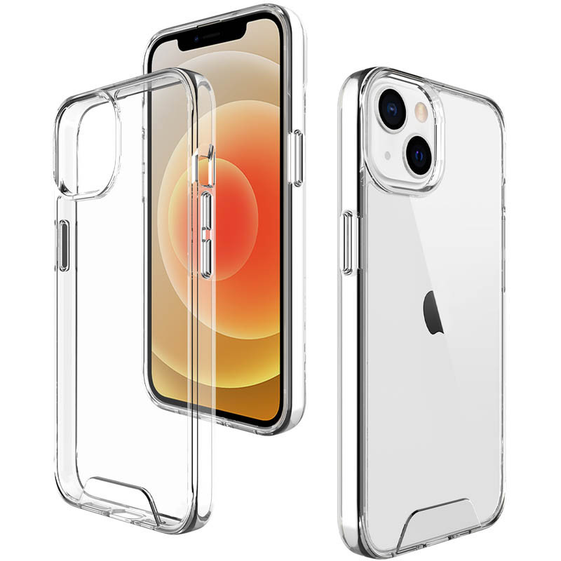 Прозорий чохол Space Case для Apple iPhone 15 Plus (6.7) | TPU+PC з посиленими бортами Фотографія №2 Прозорий чохол Space Case для Apple iPhone 15 Plus (6.7) | TPU+PC з посиленими бортами на малюнкі №2