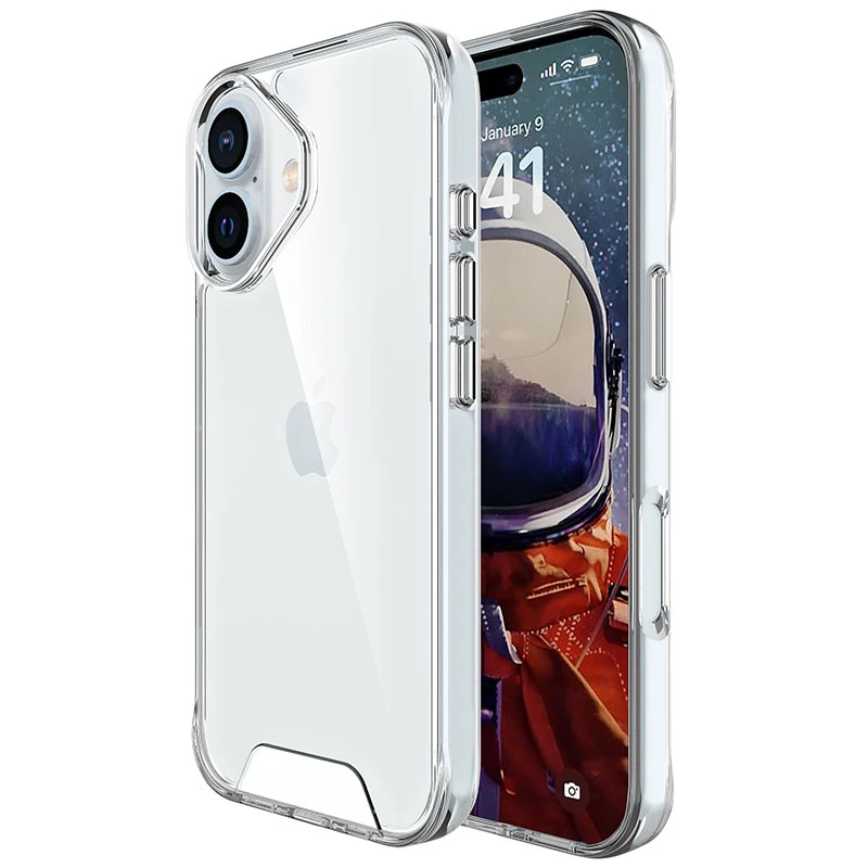 Чехол TPU Space Case transparent для Apple iPhone 16 (6.1"), Прозрачный 3, TPU, купить оптом с доставкой