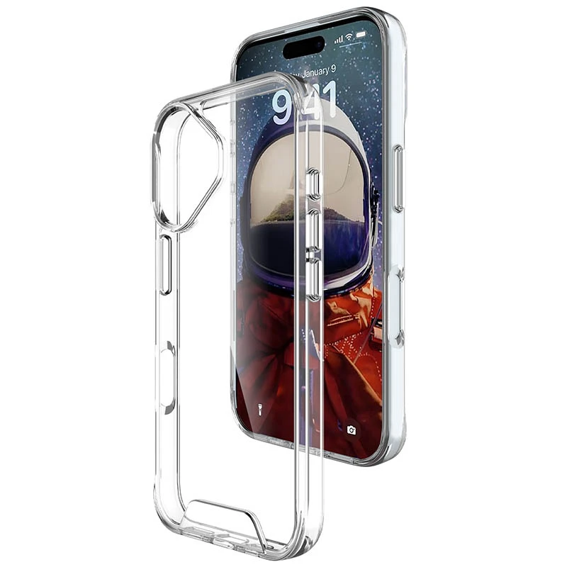 Чехол TPU Space Case transparent для Apple iPhone 16 (6.1"), Прозрачный 6, TPU, купить оптом с доставкой