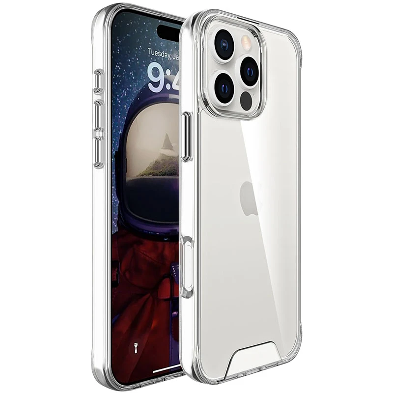 Чехол TPU Space Case transparent для Apple iPhone 16 Pro Max (6.9"), Прозрачный, TPU, купить оптом с доставкой