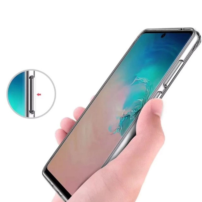 Прозорий чохол Space Case для Samsung Galaxy S25+ | TPU+PC з посиленими бортами на малюнкі №4