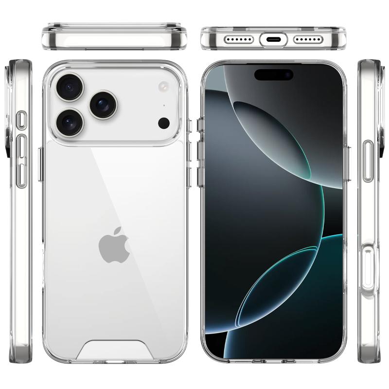 Прозорий чохол Space Case для Apple iPhone 17 Pro (6.3) | TPU+PC з посиленими бортами на малюнкі №3