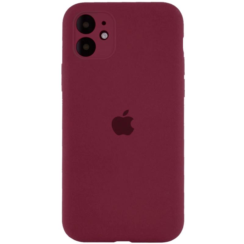 Чехол Silicone Case Full Camera Protective (AA) для Apple iPhone 12 (6.1) на картинке №1