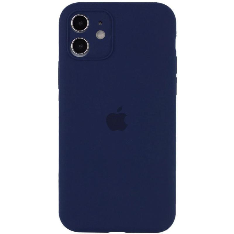Чехол Silicone Case Full Camera Protective (AA) для Apple iPhone 12 (6.1) на картинке №1