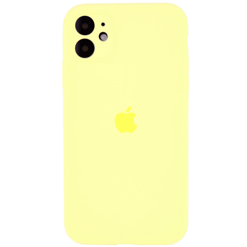 Чехол Silicone Case Full Camera Protective (AA) для Apple iPhone 12 (6.1) на картинке №1