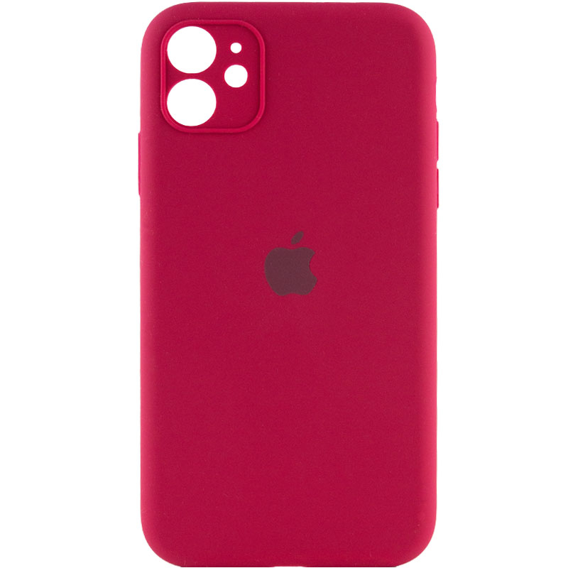 Чехол Silicone Case Full Camera Protective (AA) для Apple iPhone 12 (6.1) на картинке №1