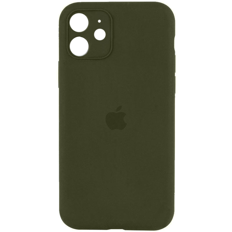 Чехол Silicone Case Full Camera Protective (AA) для Apple iPhone 12 (6.1) на картинке №1
