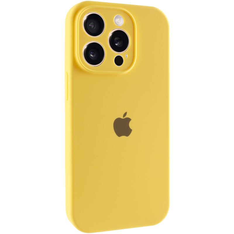 Чехол Silicone Case Full Camera Protective (AA) для Apple iPhone 15 Pro (6.1) на картинке №1