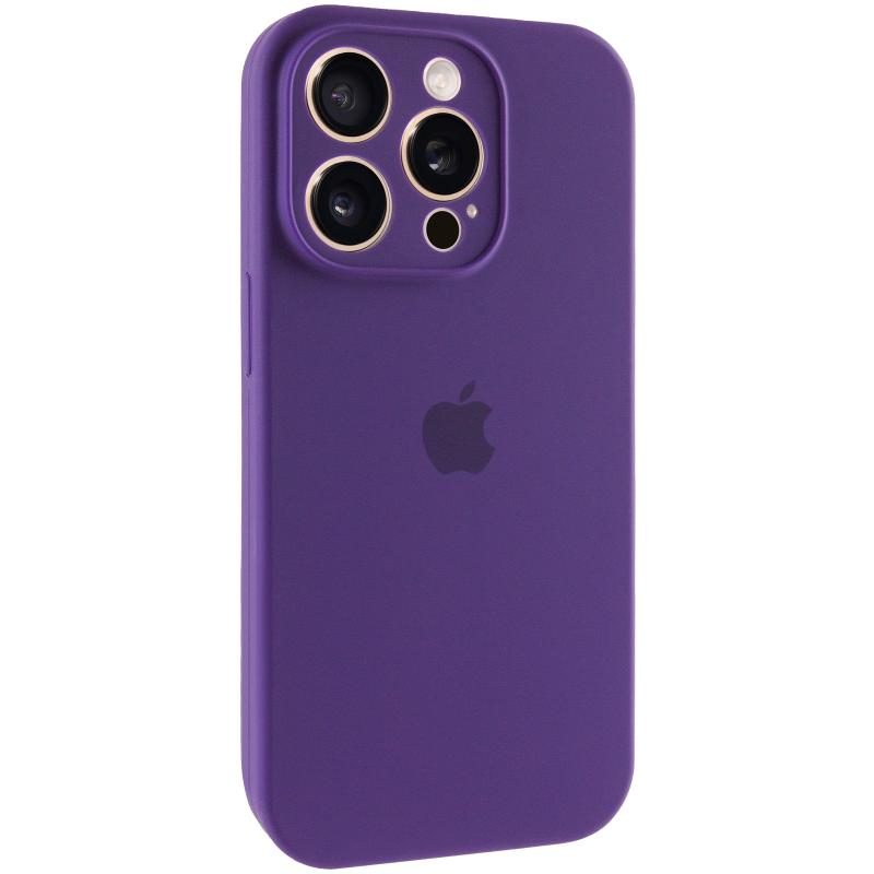 Чохол Silicone Case Full Camera Protective (AA) для Apple iPhone 15 Pro (6.1) на малюнкі №1