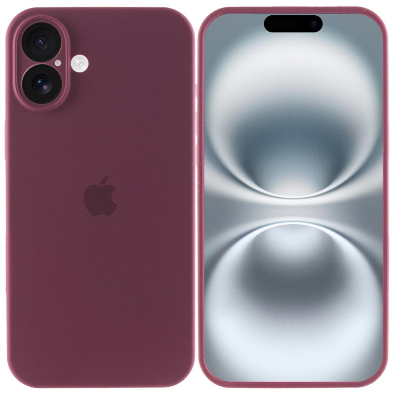 Чехол Silicone Case Full Camera Protective (AA) для Apple iPhone 16 (6.1) на картинке №2
