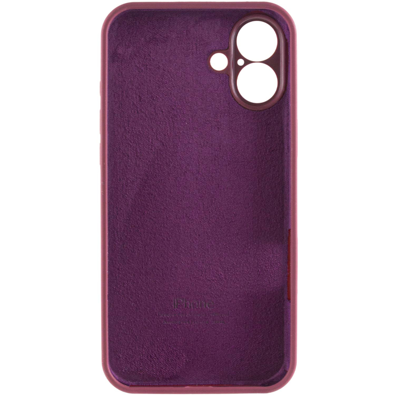 Чехол Silicone Case Full Camera Protective (AA) для Apple iPhone 16 (6.1) на картинке №6