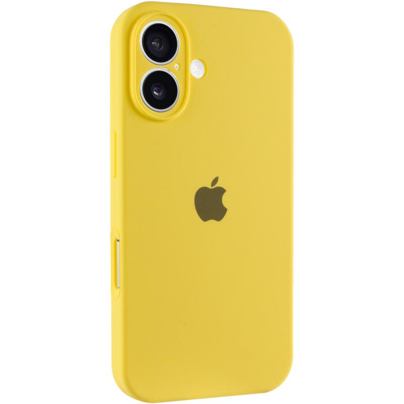 Чехол Silicone Case Full Camera Protective (AA) для Apple iPhone 16 (6.1) на картинке №1