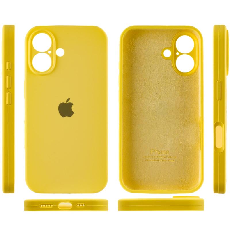 Чехол Silicone Case Full Camera Protective (AA) для Apple iPhone 16 (6.1) на картинке №4