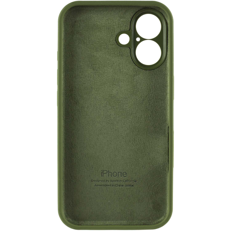 Чехол Silicone Case Full Camera Protective (AA) для Apple iPhone 16 (6.1) на картинке №6