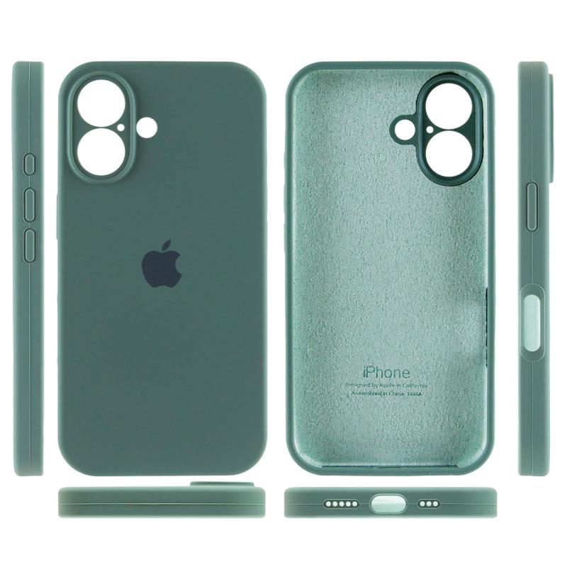 Чохол Silicone Case Full Camera Protective (AA) для Apple iPhone 16 (6.1) на малюнкі №4