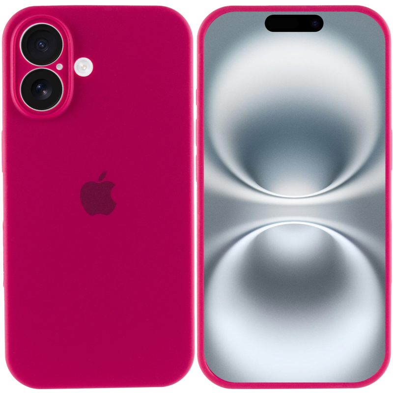 Чехол Silicone Case Full Camera Protective (AA) для Apple iPhone 16 (6.1) на картинке №2