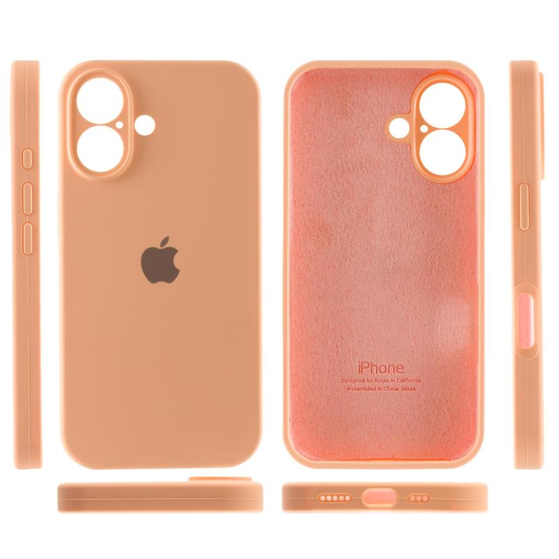 Чехол Silicone Case Full Camera Protective (AA) для Apple iPhone 16 (6.1) на картинке №3