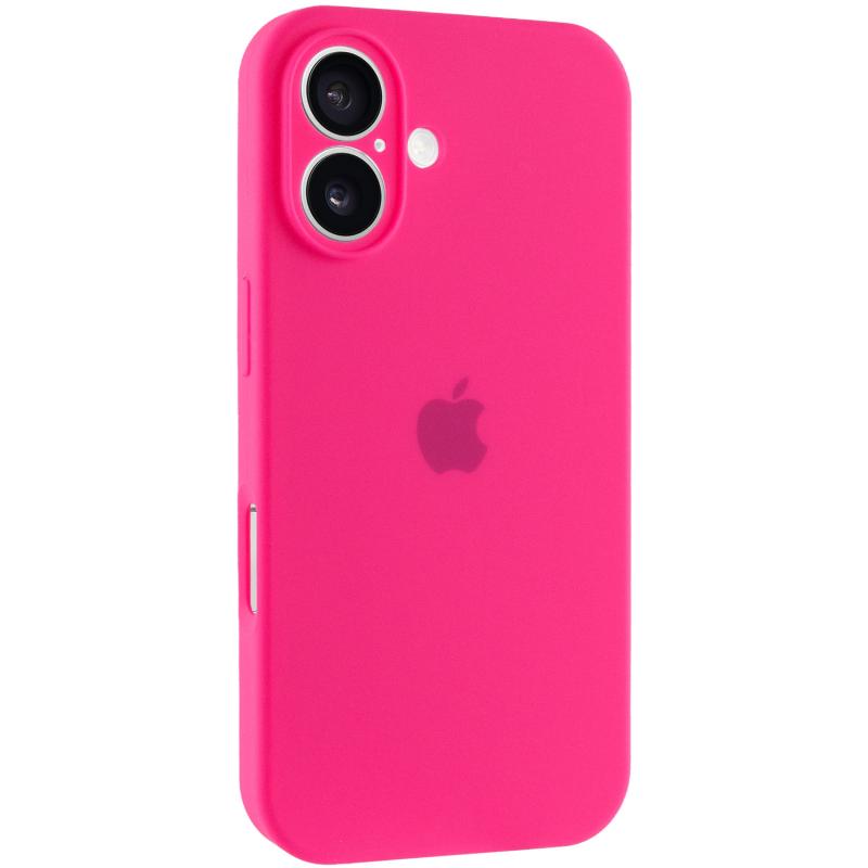 Чехол Silicone Case Full Camera Protective (AA) для Apple iPhone 16 (6.1) на картинке №1