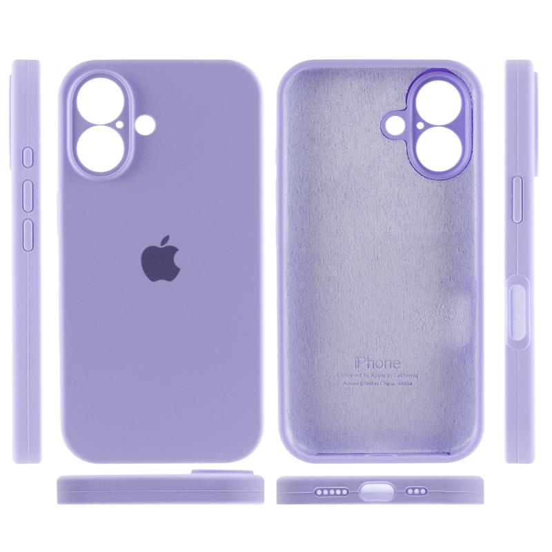 Чохол Silicone Case Full Camera Protective (AA) для Apple iPhone 16 (6.1) на малюнкі №4