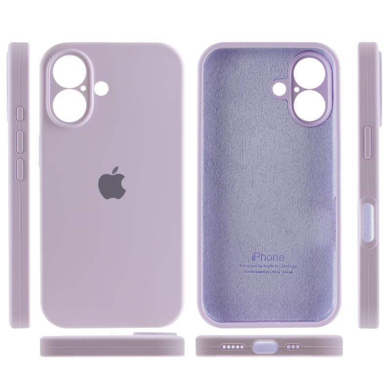 Чохол Silicone Case Full Camera Protective (AA) для Apple iPhone 16 (6.1) на малюнкі №3