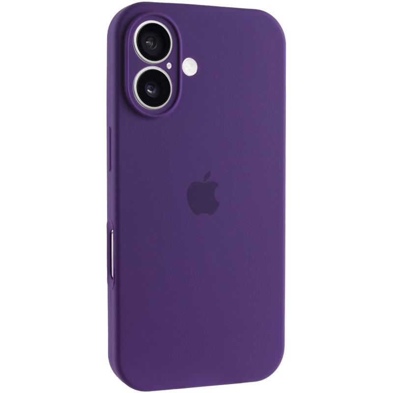 Чохол Silicone Case Full Camera Protective (AA) для Apple iPhone 16 (6.1) на малюнкі №1