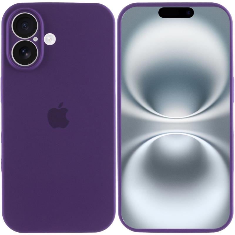 Чохол Silicone Case Full Camera Protective (AA) для Apple iPhone 16 (6.1) на малюнкі №2