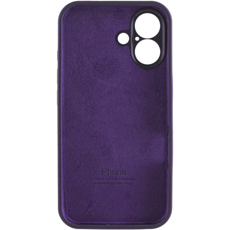 Чехол Silicone Case Full Camera Protective (AA) для Apple iPhone 16 (6.1) на картинке №6