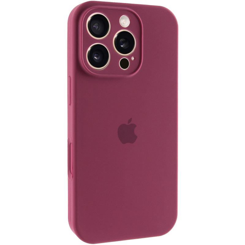 Чехол Silicone Case Full Camera Protective (AA) для Apple iPhone 16 Pro (6.3) на картинке №1