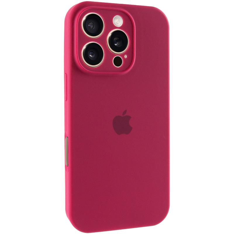 Чехол Silicone Case Full Camera Protective (AA) для Apple iPhone 16 Pro (6.3) на картинке №1