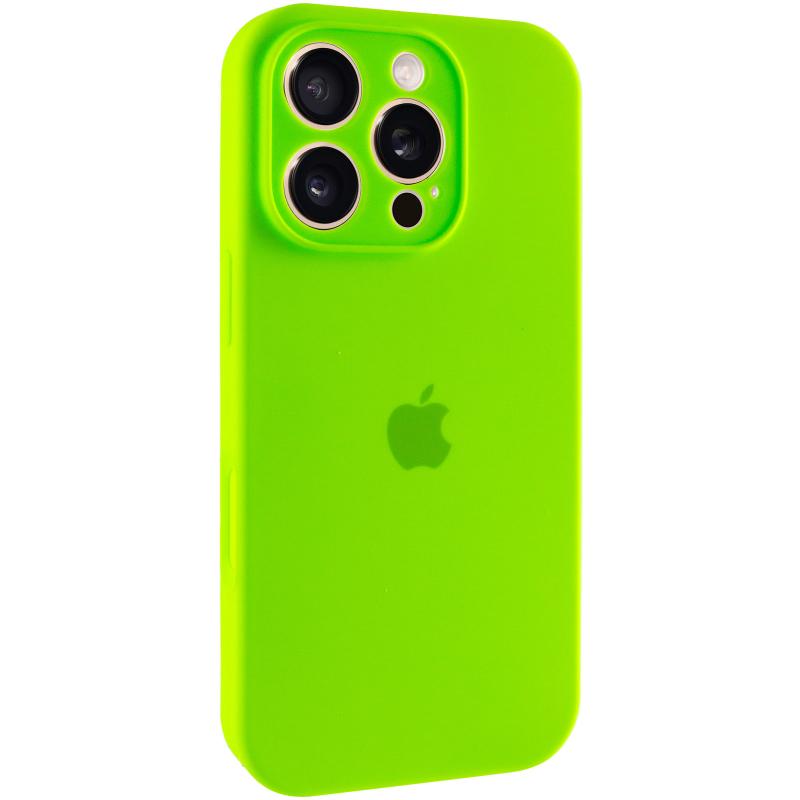 Чехол Silicone Case Full Camera Protective (AA) для Apple iPhone 16 Pro (6.3) на картинке №1