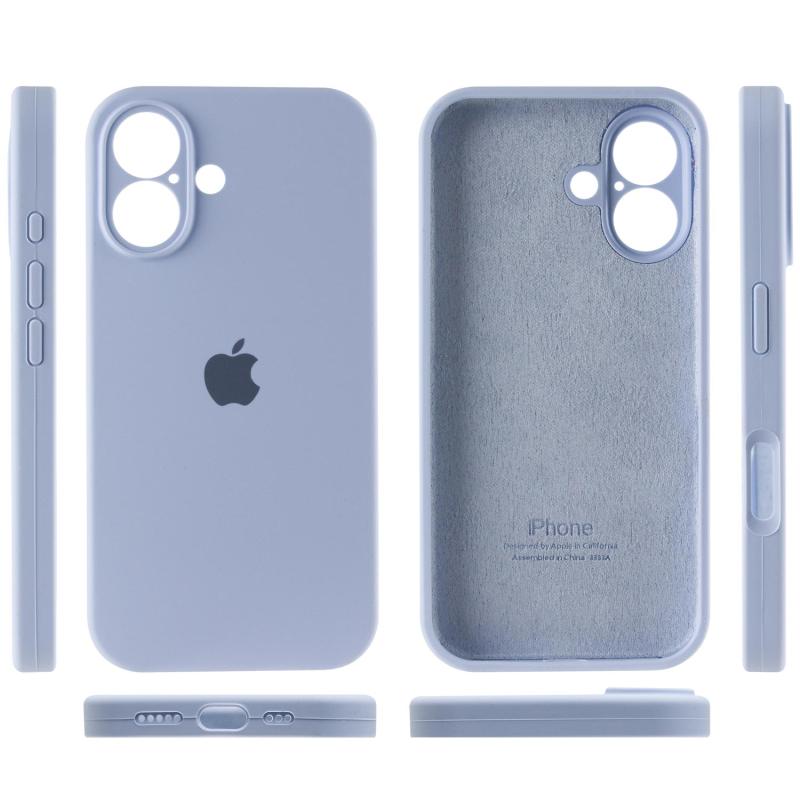 Чехол Silicone Case Full Camera Protective (AA) для Apple iPhone 16 Plus (6.7) на картинке №5
