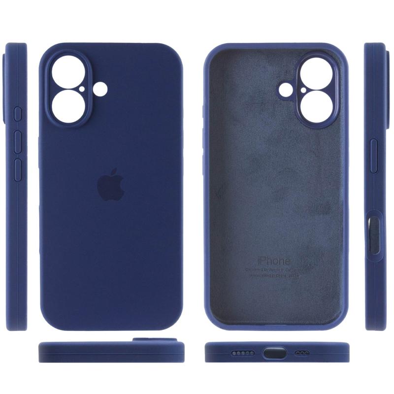 Чехол Silicone Case Full Camera Protective (AA) для Apple iPhone 16 Plus (6.7) на картинке №4