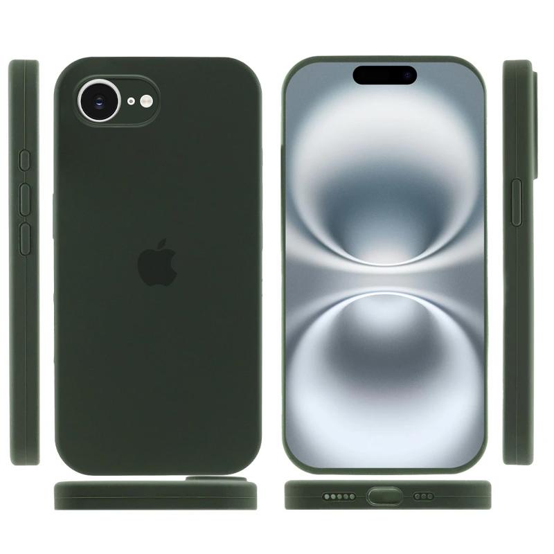 Чехол Silicone Case Full Camera Protective (AA) для Apple iPhone 16e (6.1) на картинке №3