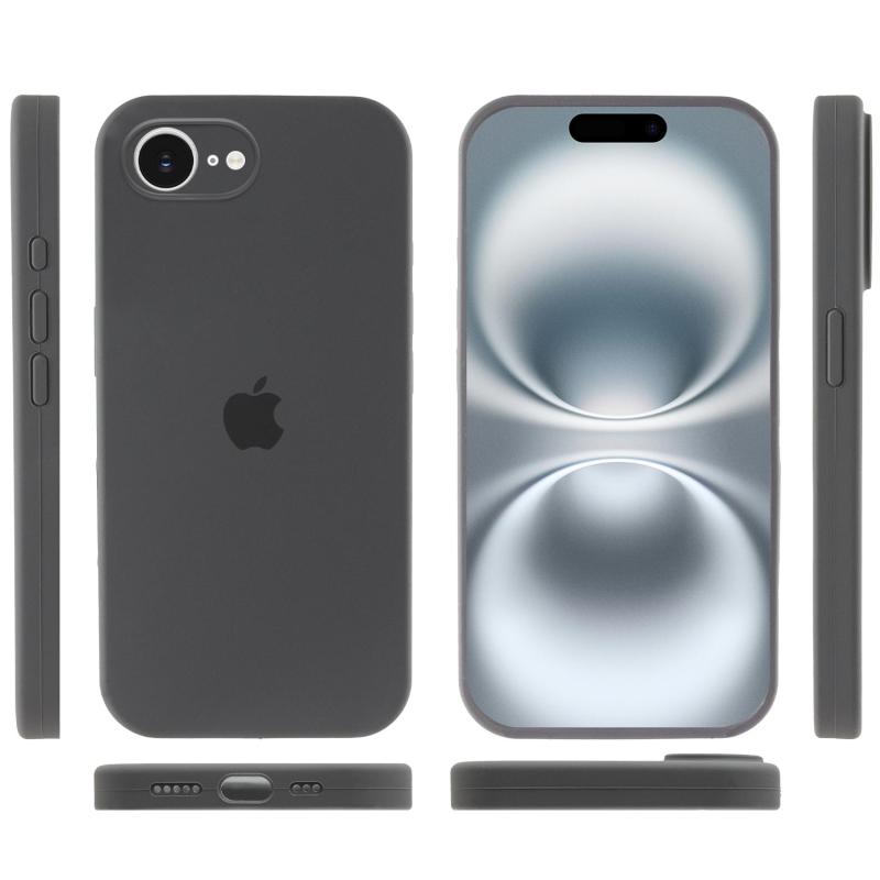 Чехол Silicone Case Full Camera Protective (AA) для Apple iPhone 16e (6.1) на картинке №3