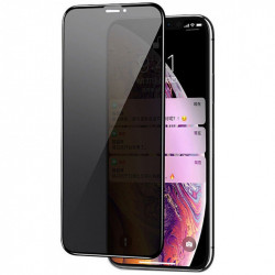 Захисне скло Privacy 5D (full glue) (тех.пак) для Apple iPhone 12 Pro / 12 (6.1")
