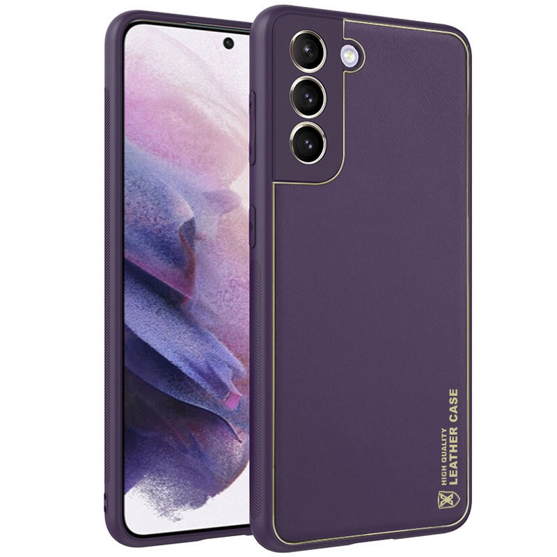 Елегантний шкіряний чохол Xshield для Samsung Galaxy S21 | Фотографія №1 Елегантний шкіряний чохол Xshield для Samsung Galaxy S21 | на малюнкі №1