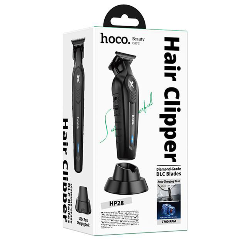 Уценка Машинка для стрижки волос Hoco HP28 Engraving clipper, Поврежденная упаковка / Black 2, купить оптом с доставкой