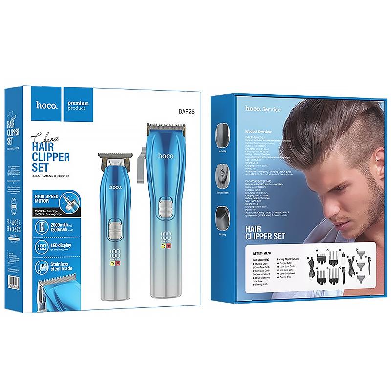 Машинка для стрижки волос Hoco DAR26 Iron Cut на картинке №5