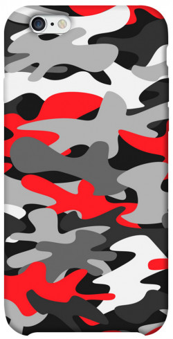 Чехол itsPrint Красно-серый камуфляж для Apple iPhone 6/6s (4.7")