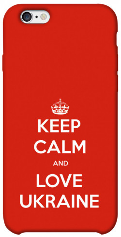 Чохол itsPrint Keep calm and love Ukraine для Apple iPhone 6/6s (4.7")