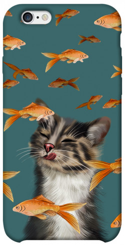 Чохол itsPrint Cat with fish для Apple iPhone 6/6s (4.7")