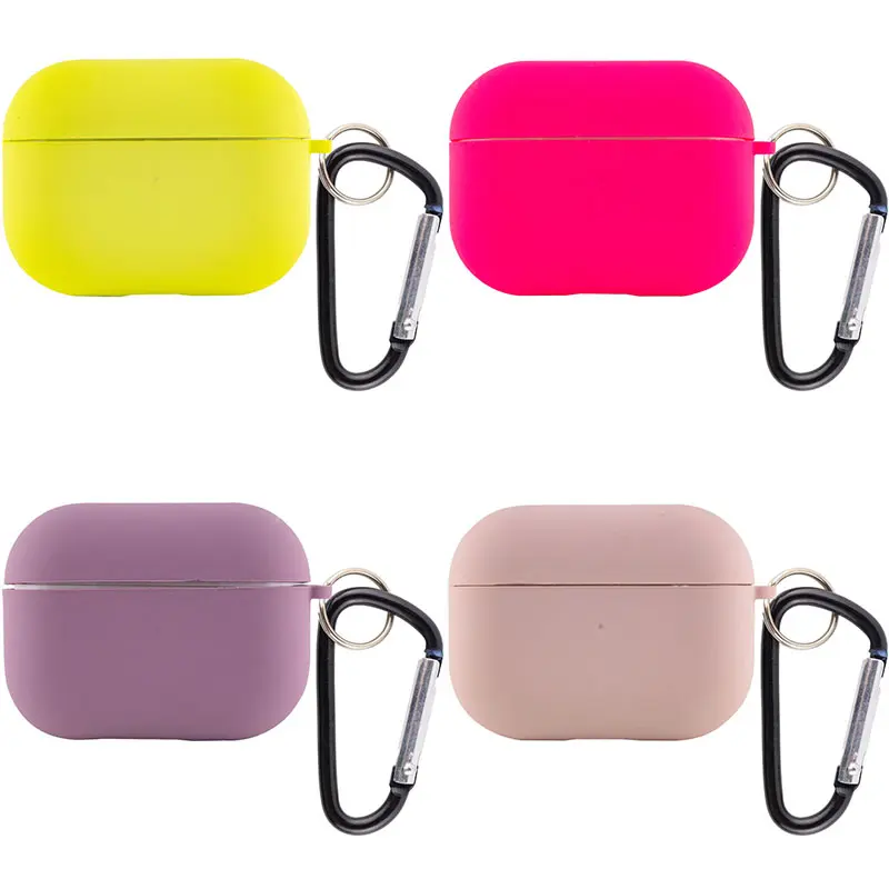 Уценка Силиконовый футляр с микрофиброй для наушников Airpods Pro, Силикон, купить оптом с доставкой
