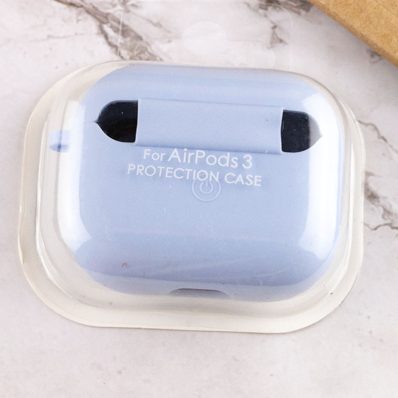 Силиконовый футляр с микрофиброй для наушников Airpods 4 на картинке №4